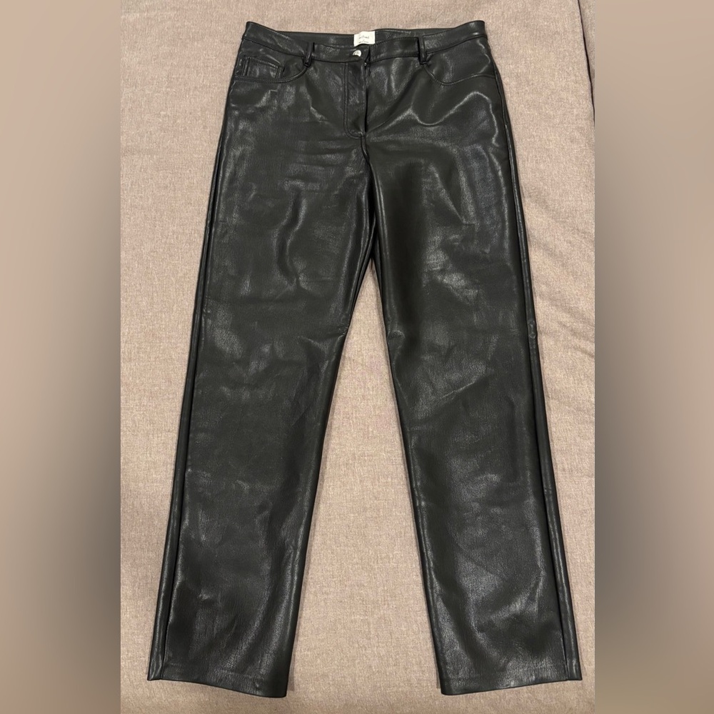 Aritzia Wilfred Faux Leather Pants - Size 12